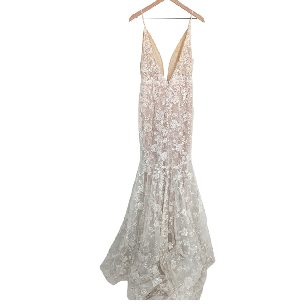 Rish Azalea BHLDN Anthropologie Lace Wedding Dress Size 12 NWT - Picture 4 of 5